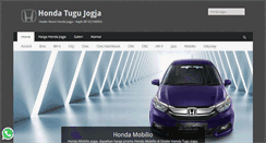 Desktop Screenshot of hondatugujogja.com